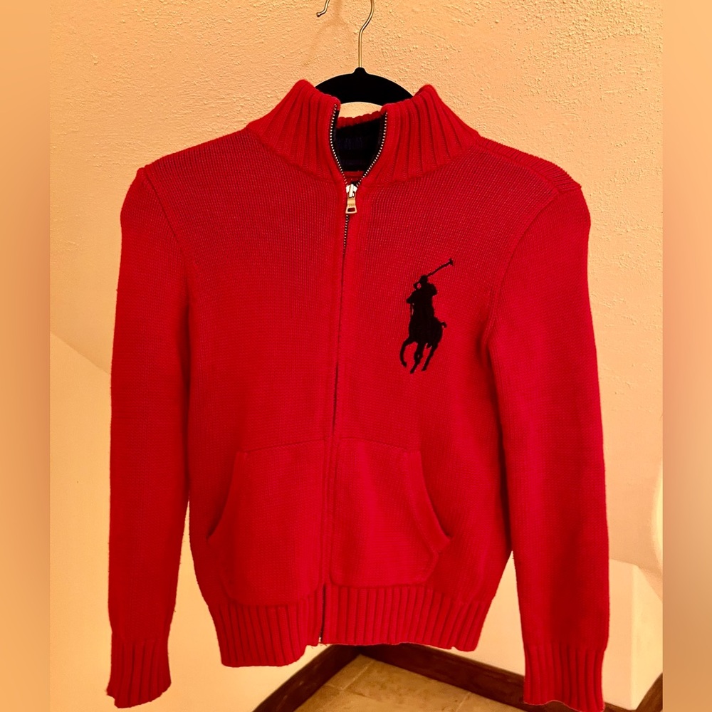 Ralph Lauren Boys Zip Up Sweater